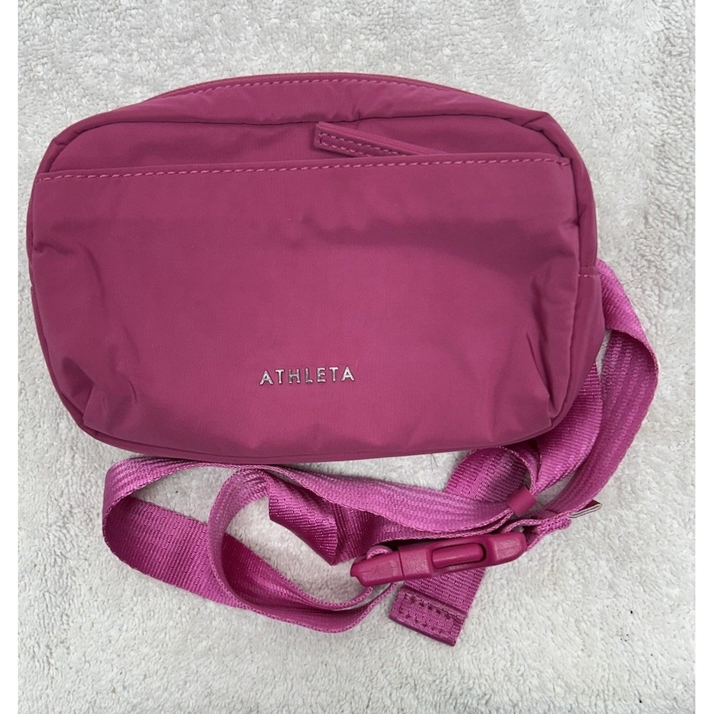 Athleta Womens Pink All About Crossbody Belt Bag